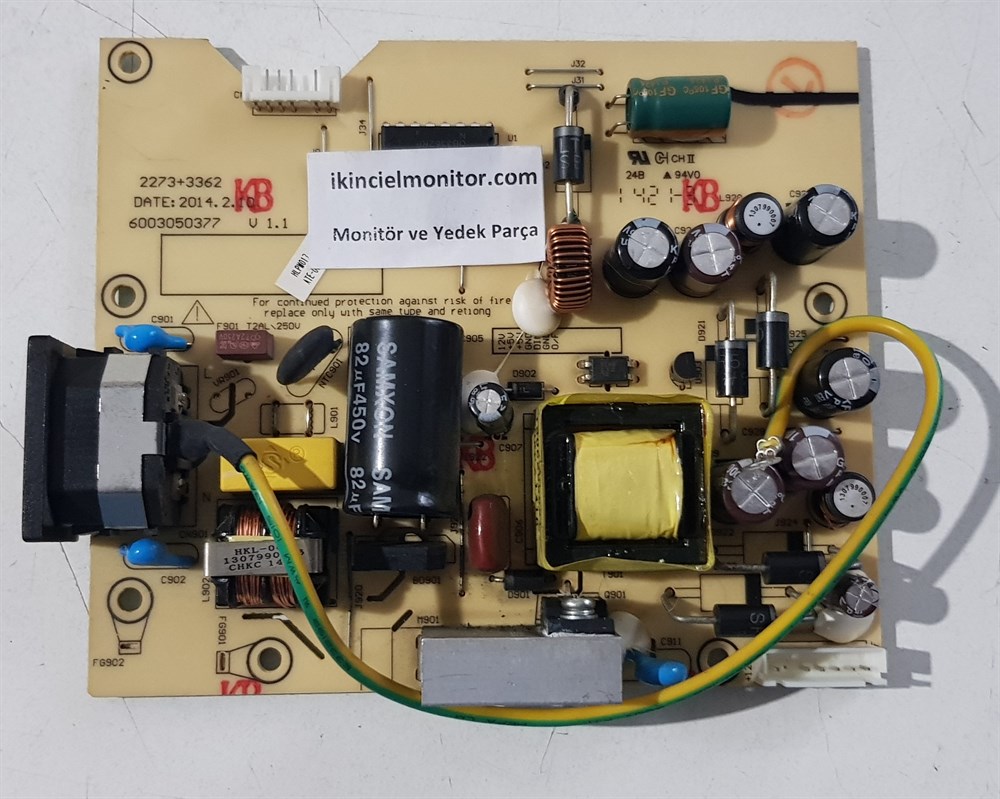 AİDATA N1812 POWER BESLEME KARTI GÜÇ KARTI 2273+3362 6003050377 V1.1