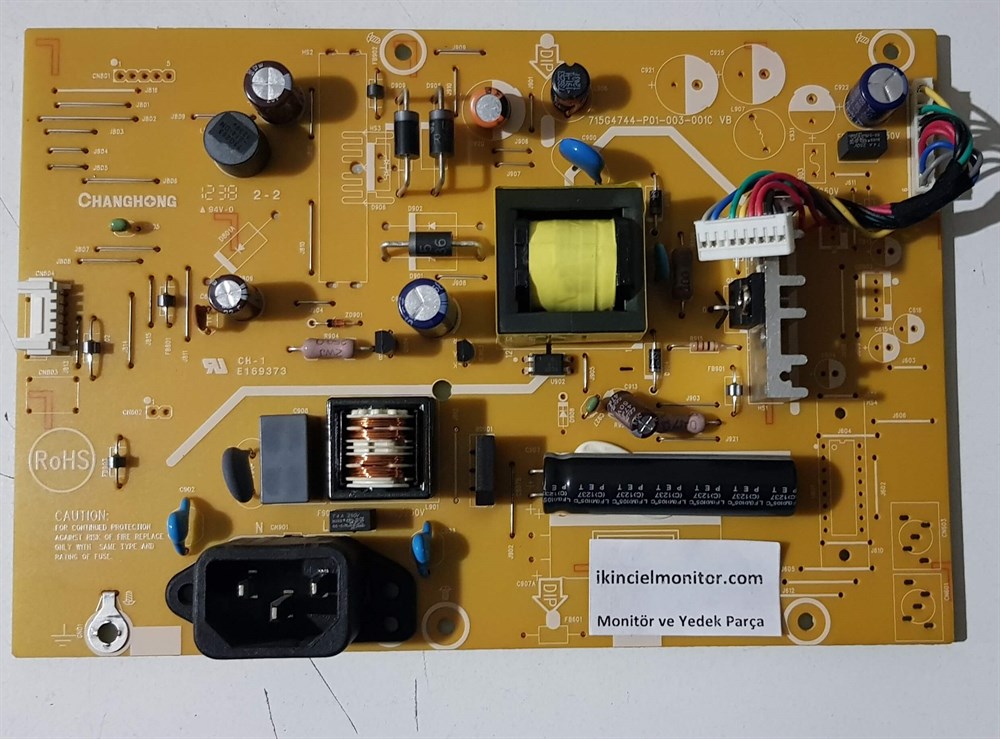 AOC 2050SNK MONİTÖRÜN POWER BESLEME KARTI GÜÇ KARTI 715G4744-P01-003-001C VB 200LM00010