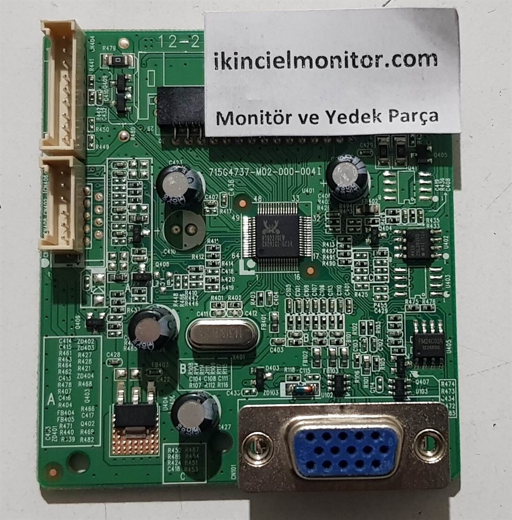 AOC 2050SNK MONİTÖRÜN VGA GÖRÜNTÜ KARTI ANAKARTI 715G4737-M02-000-004I 200LM00010