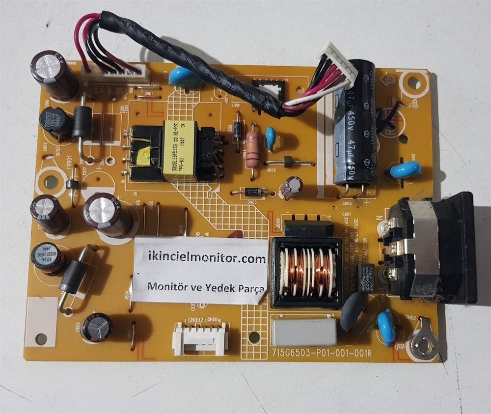 AOC E2070SWN 195LM00003 20 inç MONİTÖRÜN POWER BESLEME KARTI GÜÇ KARTI 715G6503-P01-001-001R