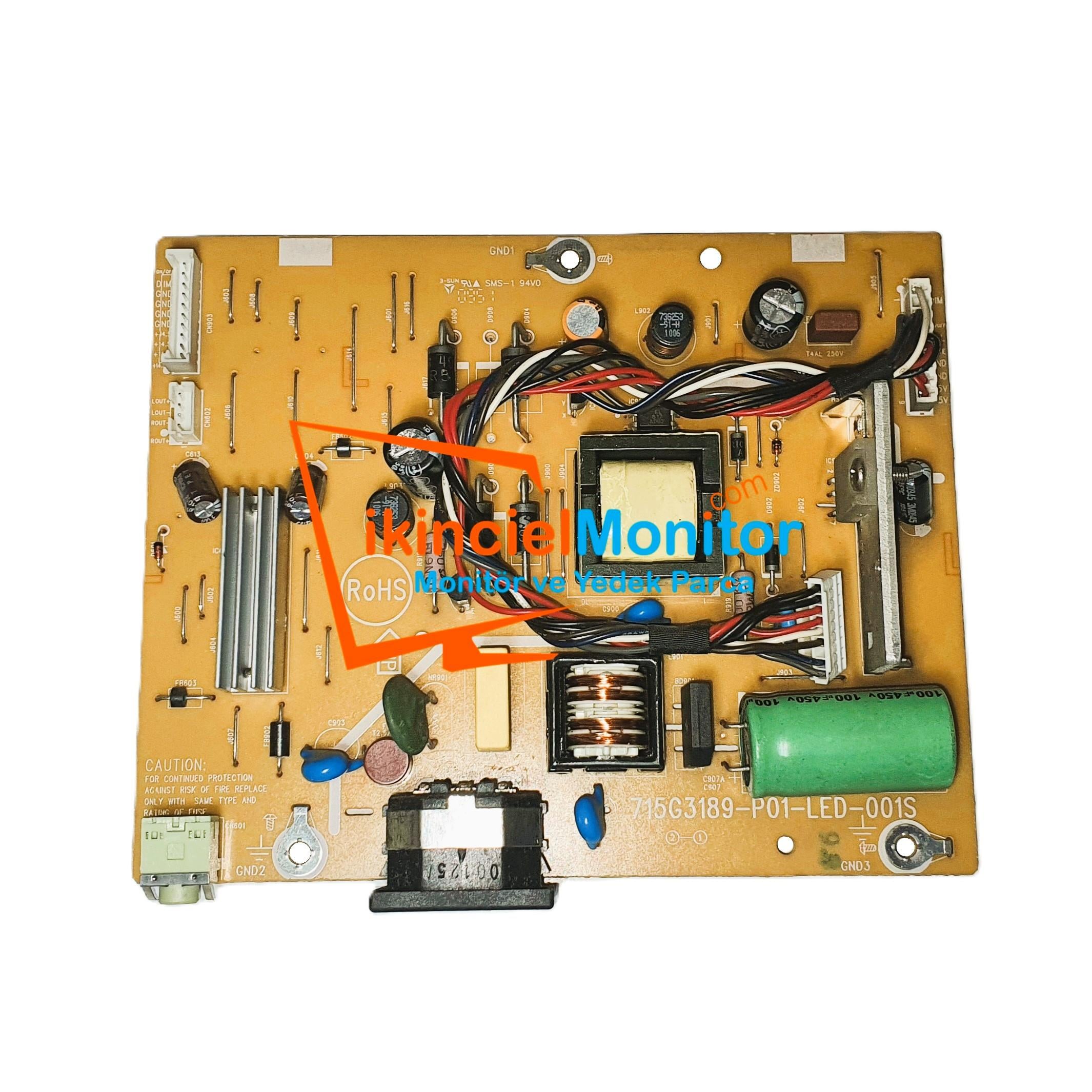 715G3189-P01-LED-001S AOC E2236SWA Monitör Besleme kartı