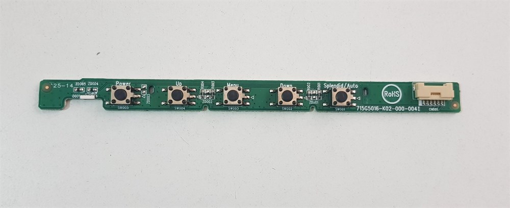 ASUS VS197 VS197DE 18.5 inç LED MONİTÖRÜN TUŞ KARTI BUTON TUŞ TAKIMI 715G5016-K02-000-0044I