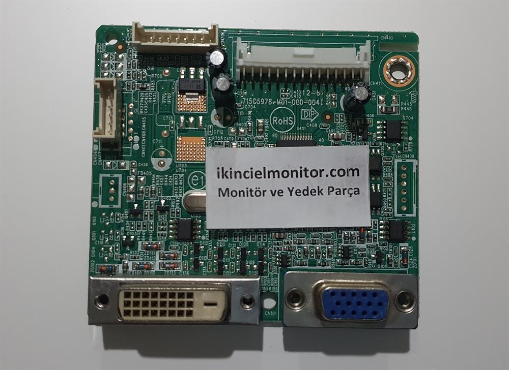 ASUSAsus VS197 Monitör Ana kart Main board 715G5978-M01-000-004IPower Besleme Kartı2.El Philips 193V5L Led Monitör Power Besleme Güç Kartı
