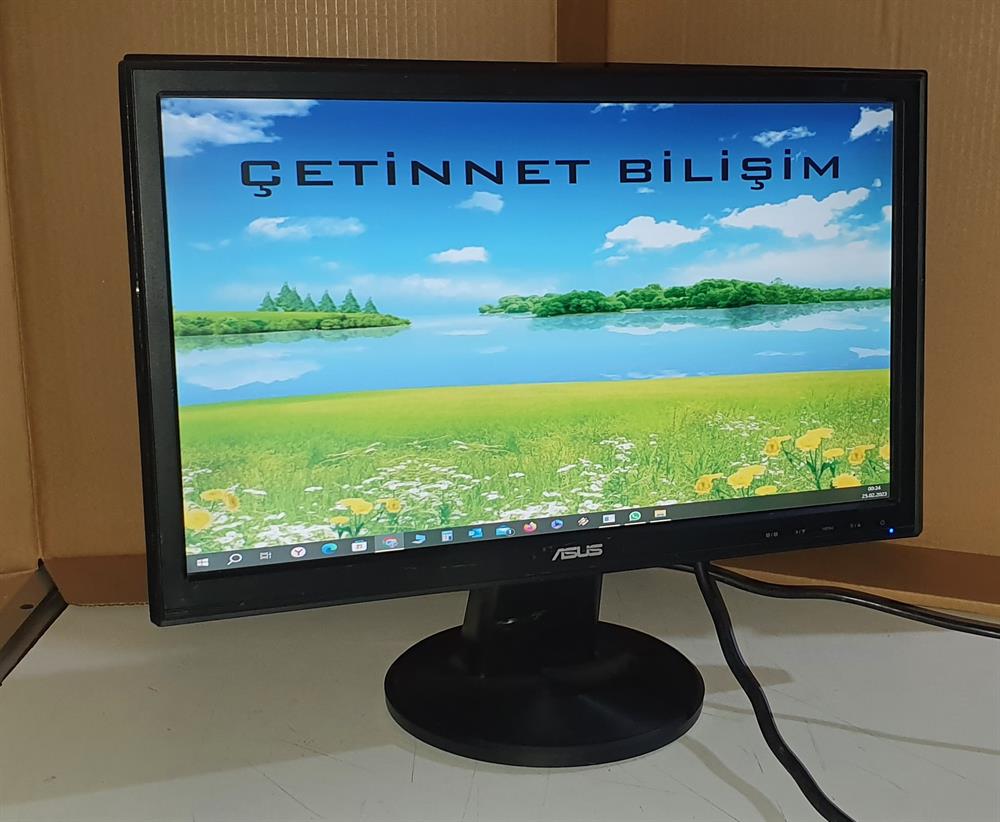 ASUSAsus VW190DE VW190 18.5 LCD Monitör VGA ÇIKIŞLI SAĞLAM TEMİZ2.EL Temiz MonitörAsus VW190DE 18.5 LCD Wide Geniş Ekran Monitör VGA GİRİŞLİ