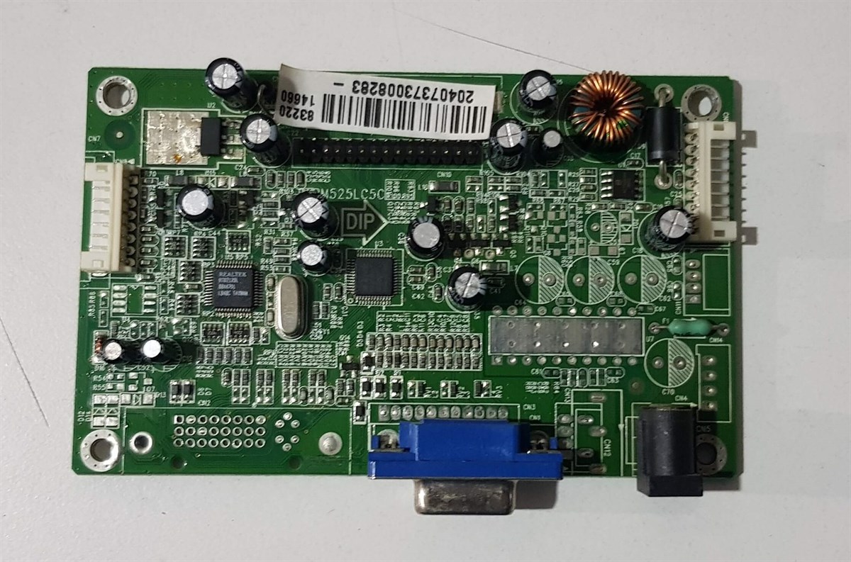 CASPER 19 inç LCD WİDE MONİTÖRÜN VGA GÖRÜNTÜ KARTI, ANAKART, GRAFİK KARTI, E300052, 12V İLE ADAPTÖR İLE BESLME,