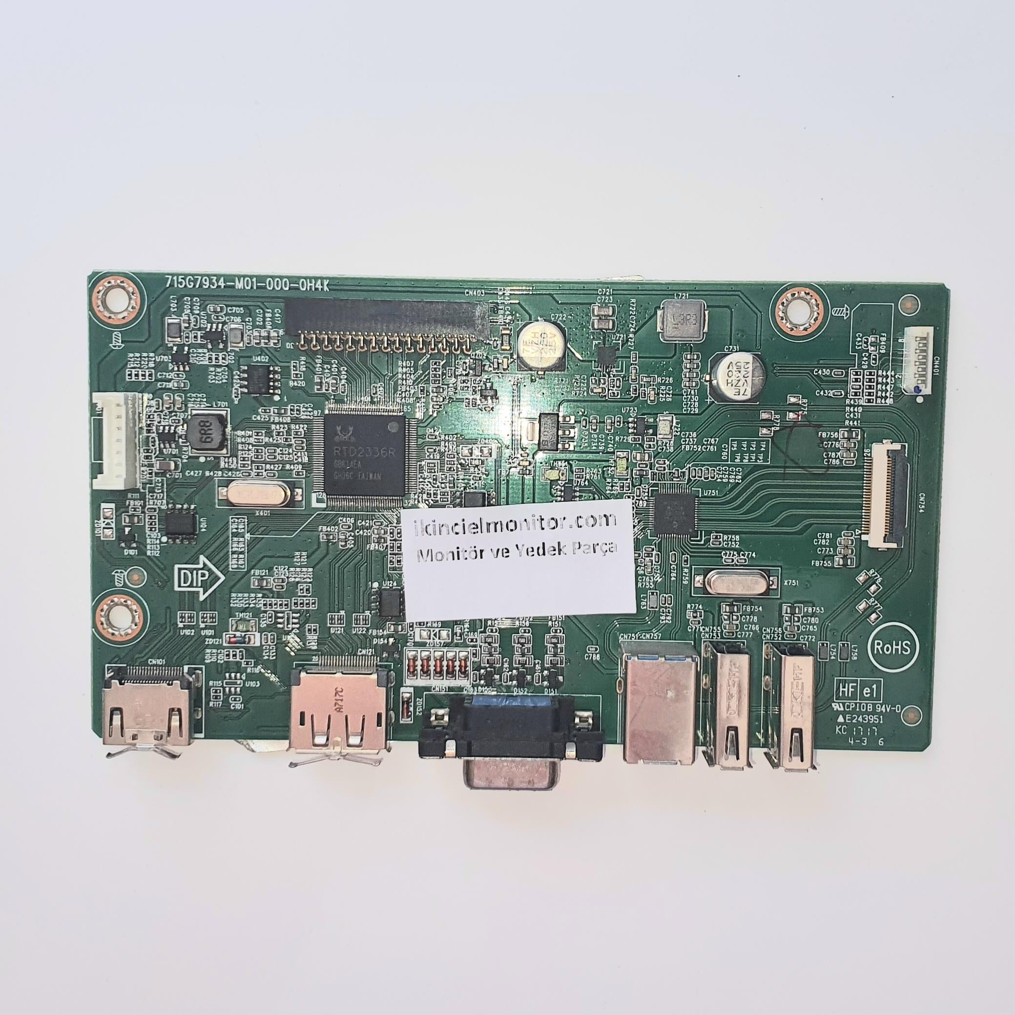715G7934-M01-000-0H4K Dell P2417H Monitör Orijinal Anakart