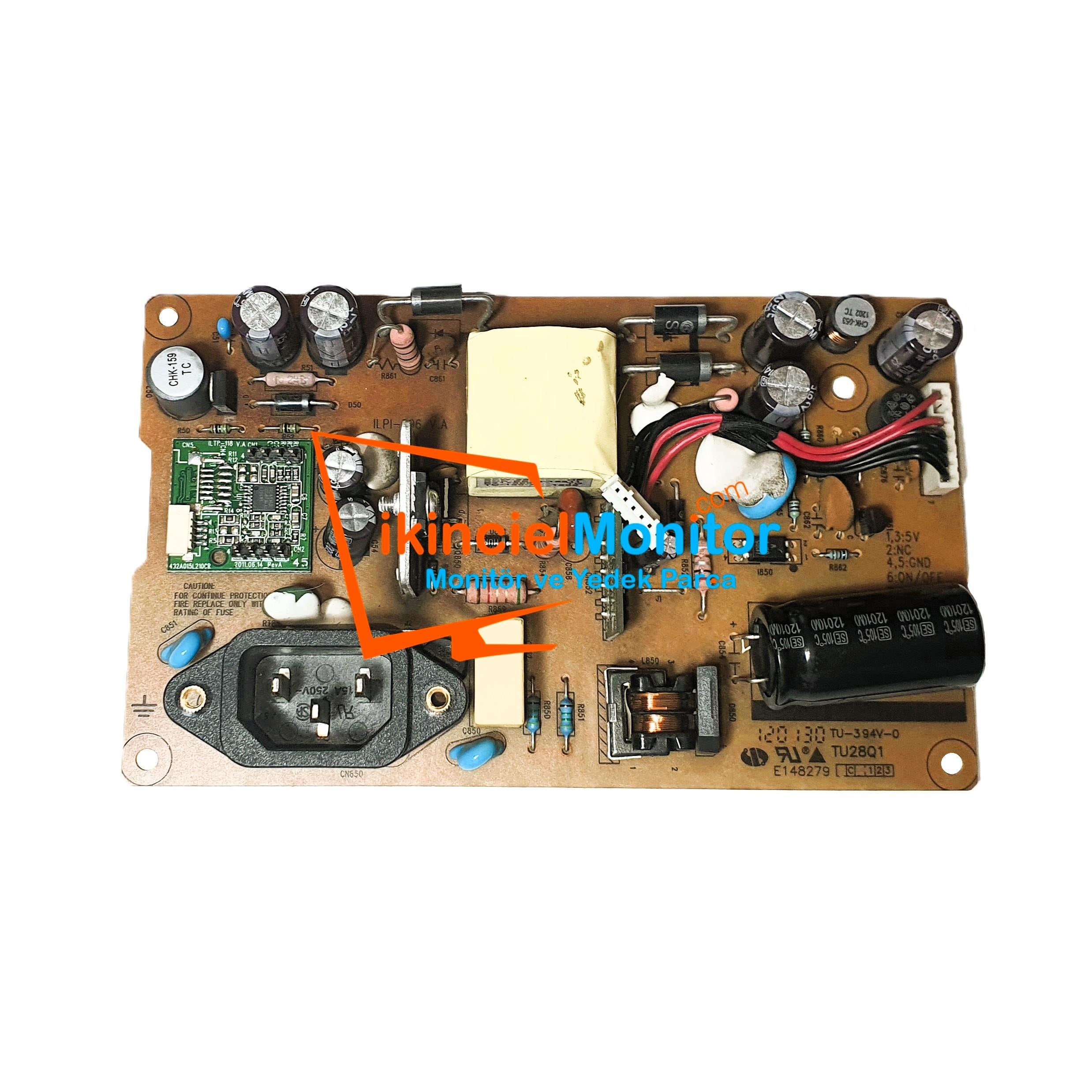 491A015M1400R Fujitsu L20T-4 Monitör Besleme Kartı