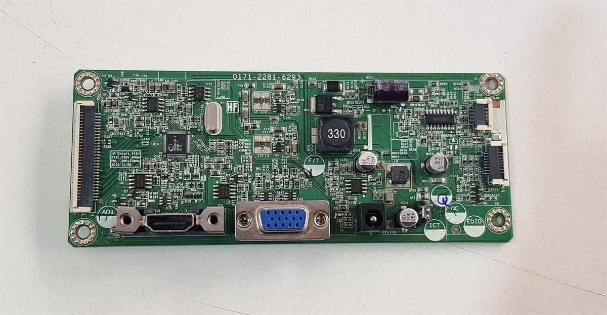 HP 22ES MONİTÖR POWER BESLEME KARTI, MAİN BOARD, VGA GÖRÜNÜ KARTI, 0171-2281-6293, E227809 B, HXF-S, 94V-0,