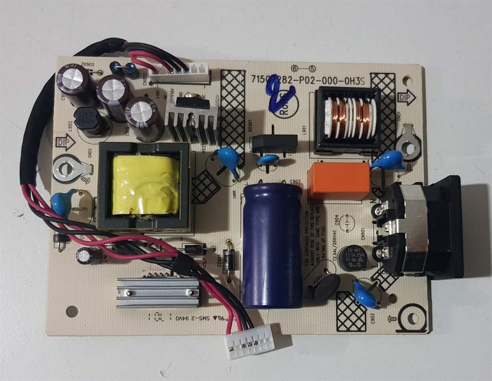 HP E202 20.0 inç MONİTÖRÜN POWER BESLEME KARTI GÜÇ KARTI 715G7282-P02-000-0H3S