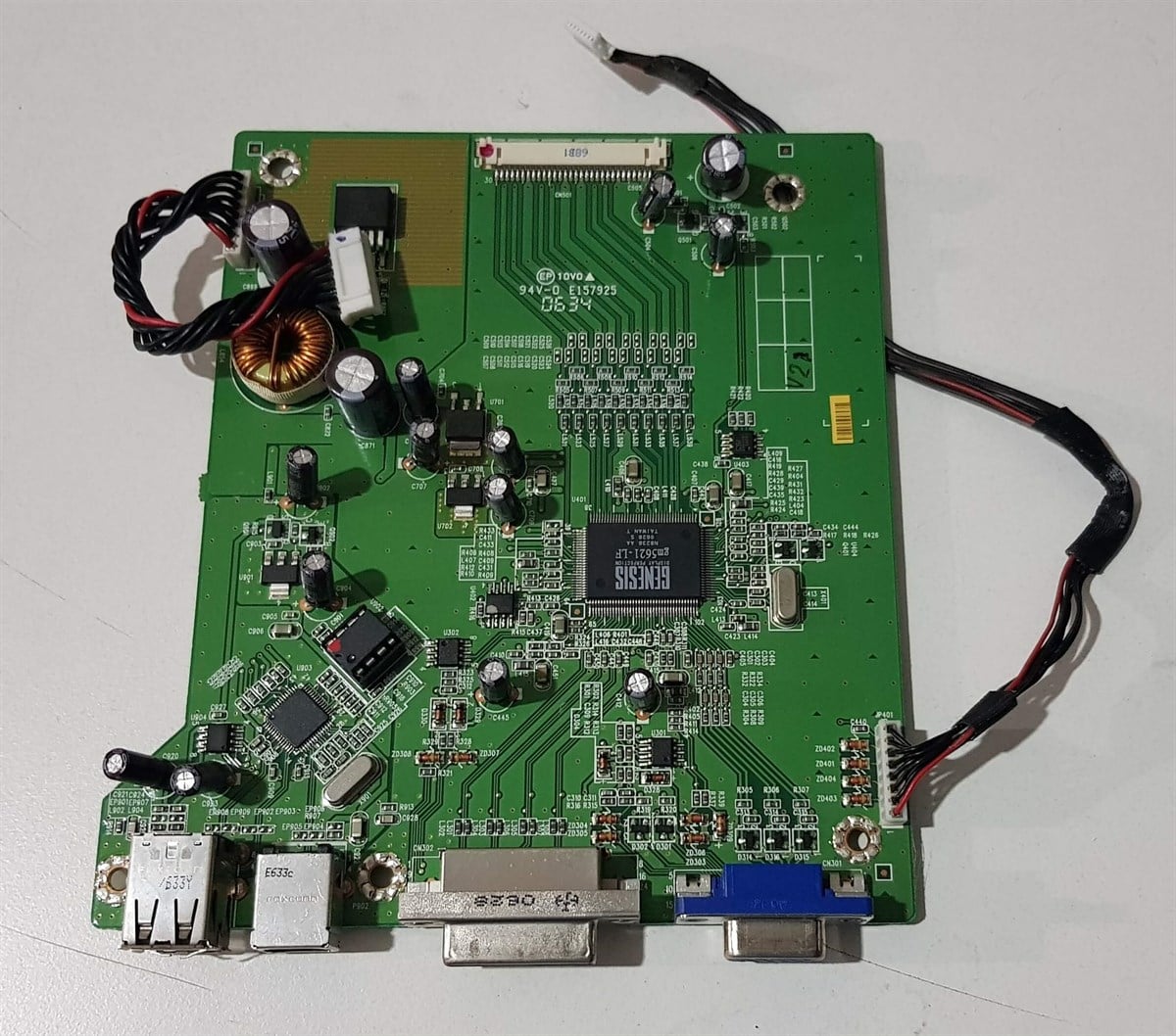 HP L1740 17 inç LCD KARE MONİTÖRÜN VGA GÖRÜNTÜ KARTI, GRAFİK KARTI, QLIF-054 REV.A, 490481300100R,