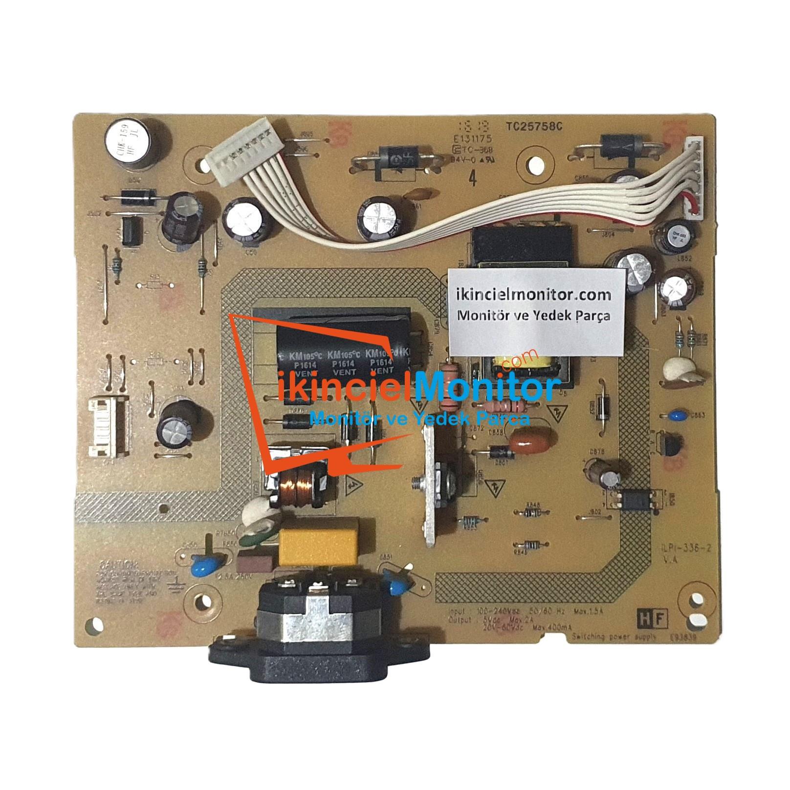 491A0111140ZH04 HP P17A Monitör Besleme Kartı