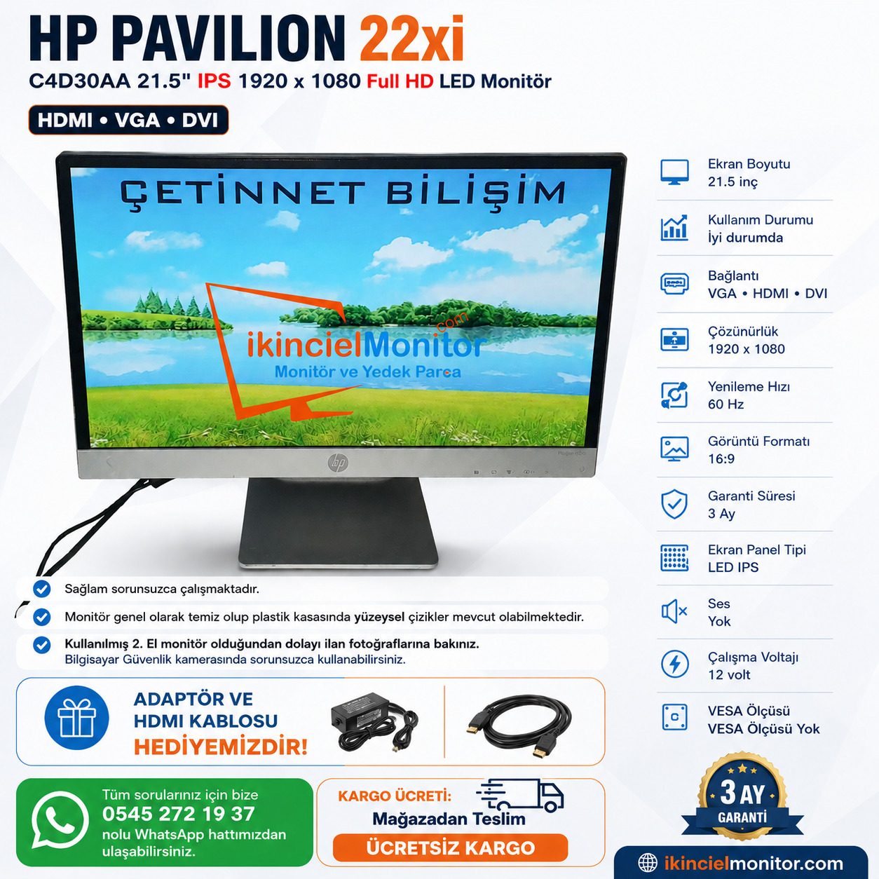 HP 22xi 21.5