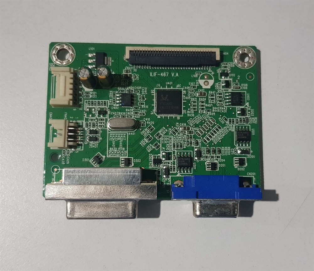 HP V197 18.5 inç LED MONİTÖRÜN VGA GÖRÜNTÜ KARTI GRAFİK KARTI ILIF-467 492A01EW1300R08