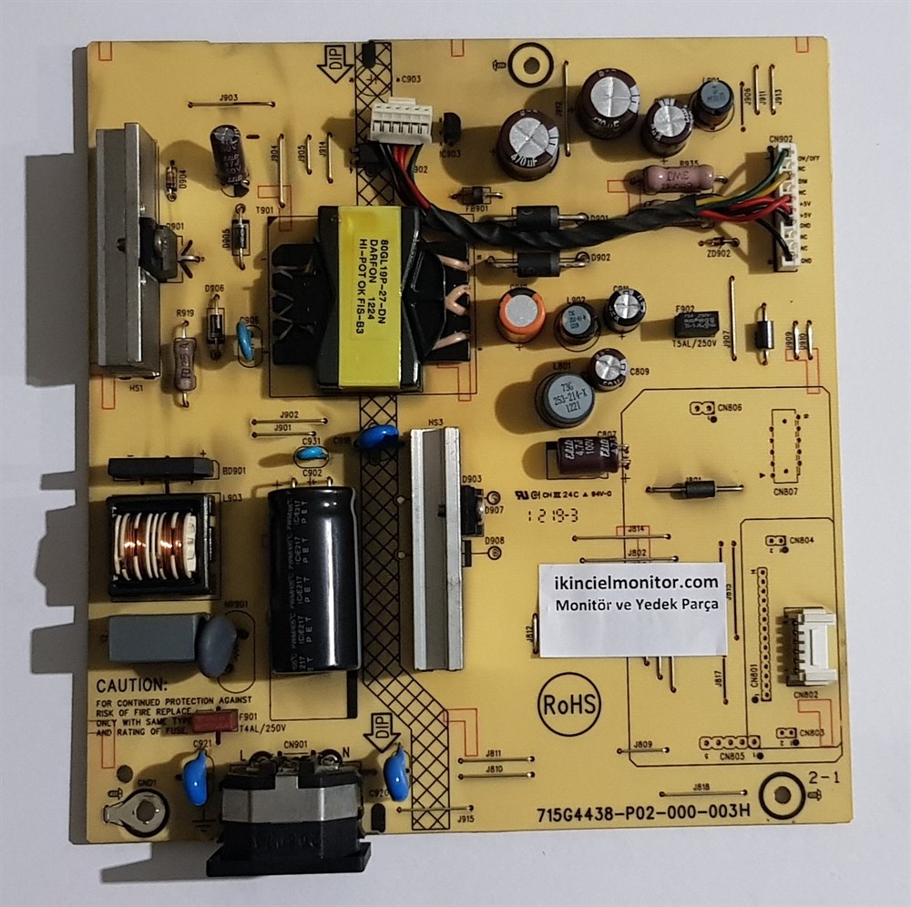 HPHP LA2306X MONİTÖRÜN POWER BESLEME GÜÇ KARTI 715G4438-P02-000-003HMonitör Yedek ParçaHP LA2306X MONİTÖRÜN POWER BESLEME GÜÇ KARTI 715G4438-P02-000-003H