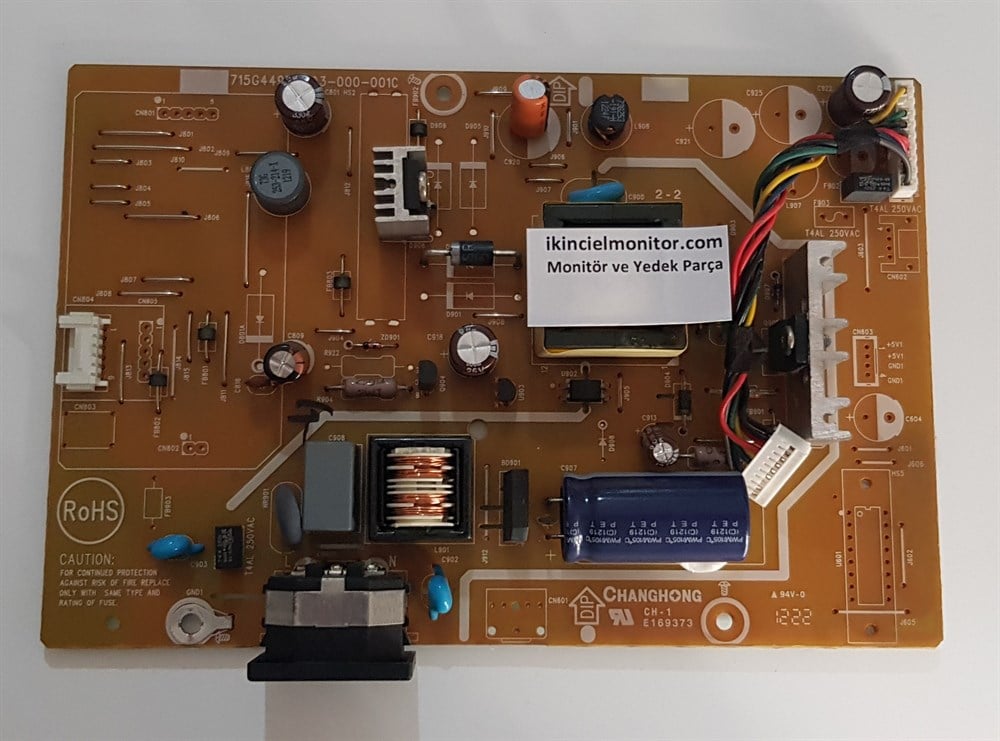 LENOVALENOVA LS2221WA Monitör Power Besleme Güç KartıPower Besleme KartıLENOVA LS2221WA Monitör Power Besleme Güç Kartı 715G4497-P03-000-001C