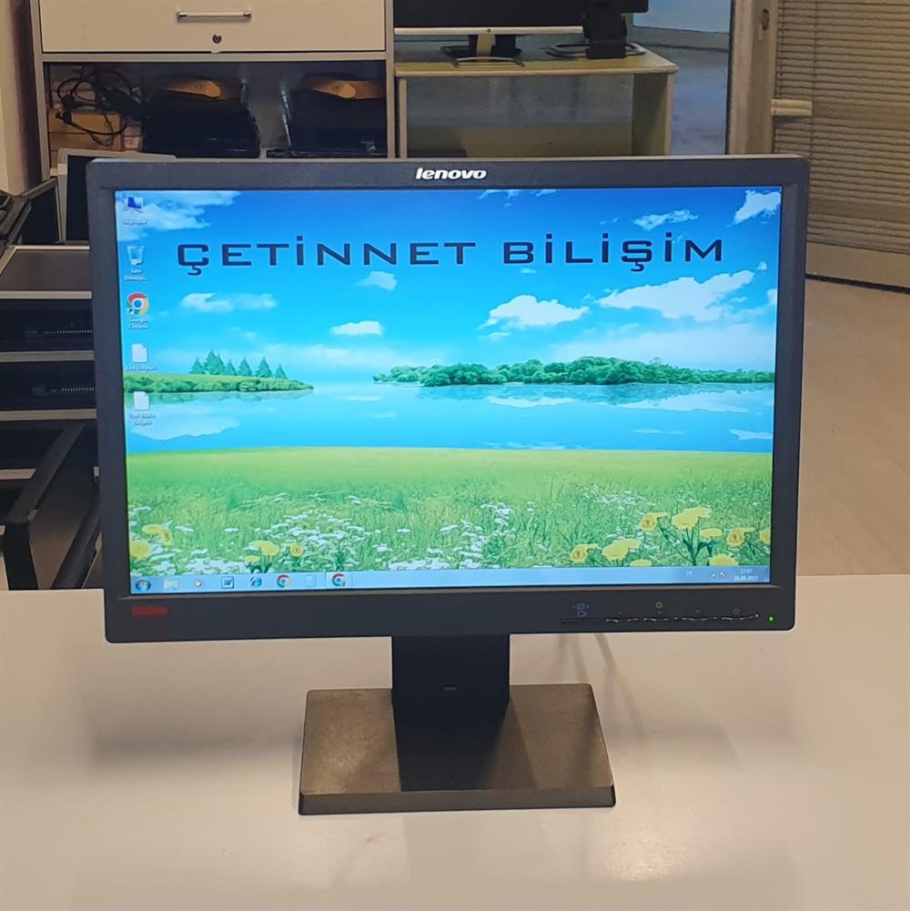 LENOVOLenovo 19 inç Lcd Geniş Ekran Monitör2.EL Temiz MonitörLenovo 19 inç Lcd Monitör Vga DVI 2.El | ÇetinNet Bilişim