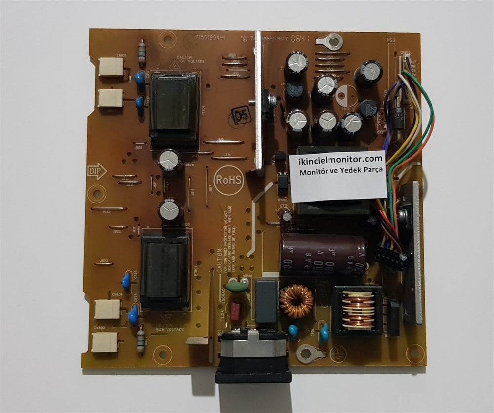 NECNEC ASLCD73V-BK Monitör Power Besleme Kartı 715G1994-1Power Besleme KartıNEC ASLCD73V-BK Monitör Power Besleme Kartı 715G1994-1