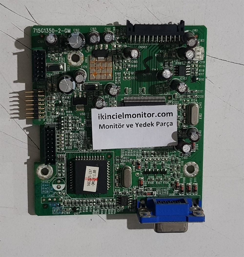 NECNEC LCD72VM 17 inç LCD MONİTÖR ANAKARTI MAİN BOARD 715G1350-2-GMVGA Ekran AnakartNEC LCD72VM 17 inç LCD MONİTÖR ANAKARTI MAİN BOARD 715G1350-2-GM