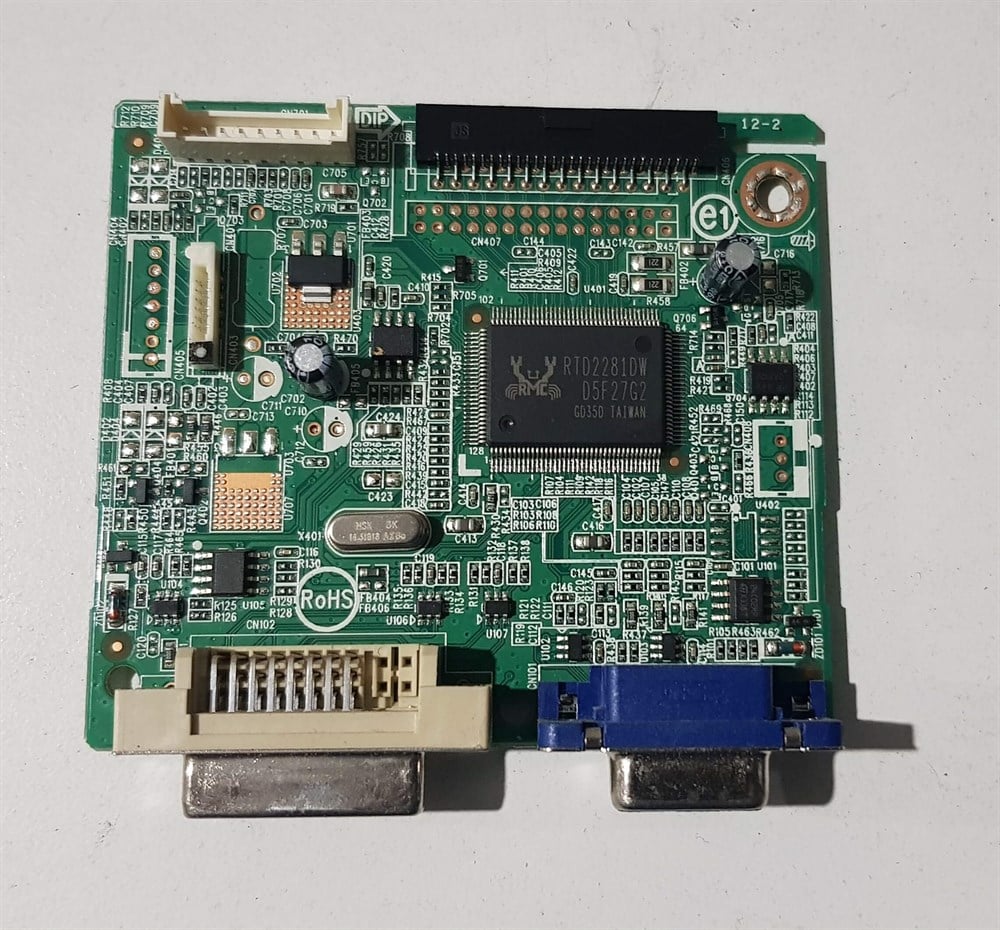 PACKARD BELL Viseo223DX bd 22 inç LED MONİTÖRÜN VGA GÖRÜNTÜ KARTI ANAKART GRAFİK KARTI 715G4032-M05-000-004L