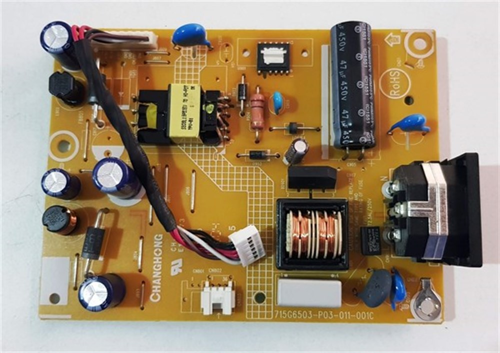 PHİLİPS 193V5LSB2/10 POWER BESLEME KARTI, MAİN BOARD, 715G6503-P03-011-001C,