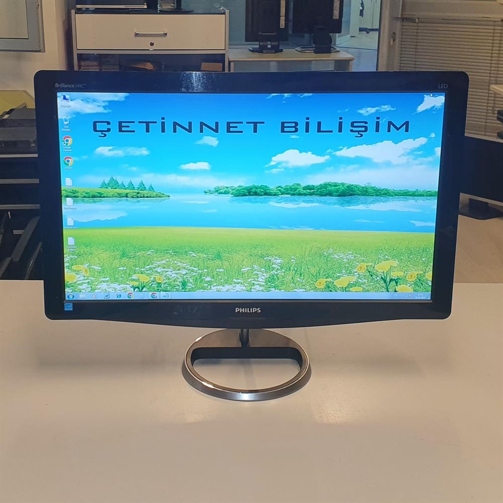 PHİLİPSPhilips 248C3LH 23.6 inç HDMI Full HD LED Monitör2.EL Temiz MonitörPhilips 248C3L 23.6 inç VGA HDMI Full HD Led Monitör 2.El