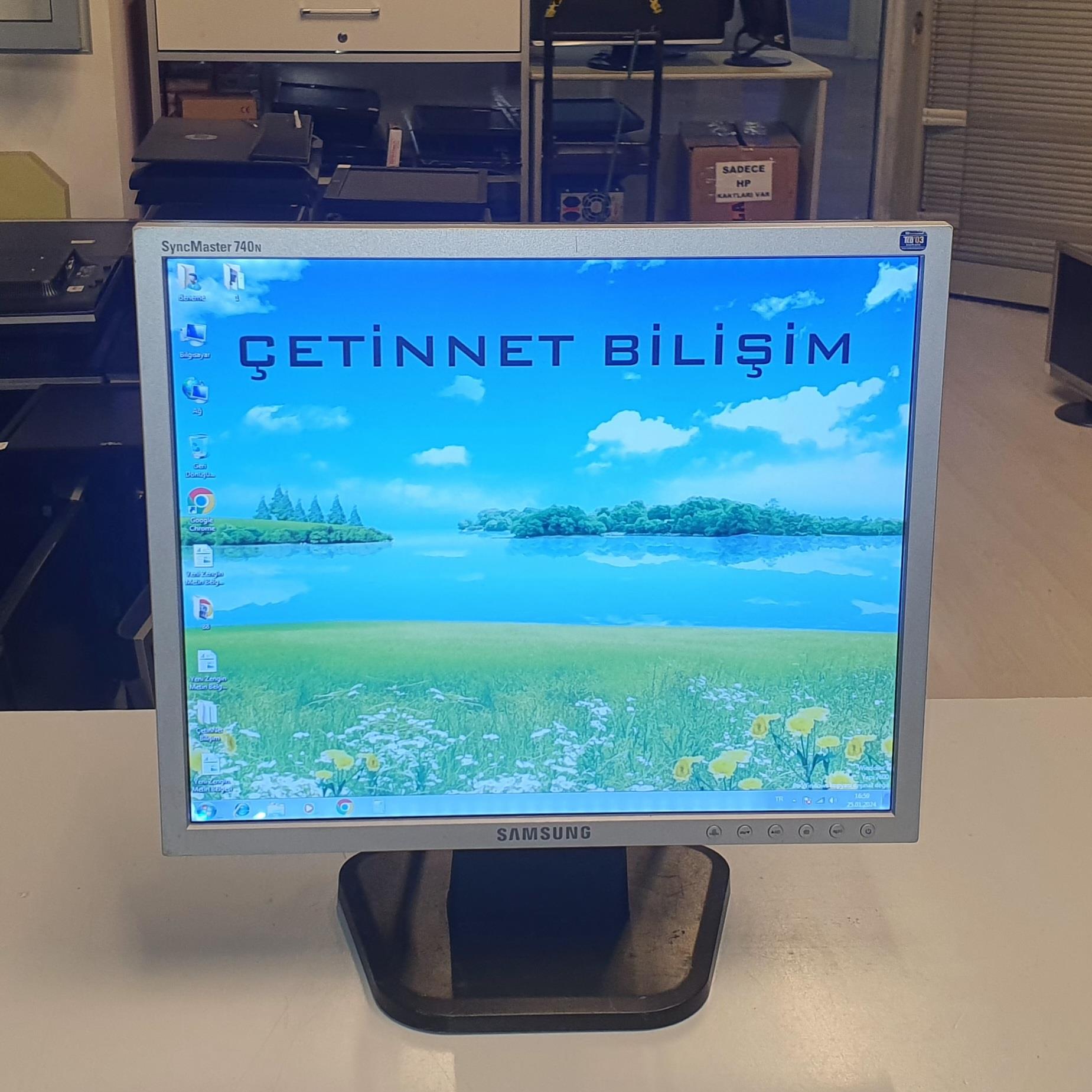 Samsung 740N 17 inç LED Kare Monitör 2.El