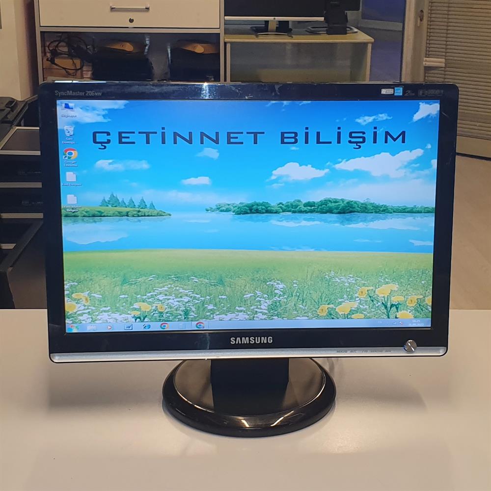 SamsungSamsung 206NW 20 inç Lcd MonitörAz Defolu MonitörSamsung 206nw 20 inç Lcd Monitör 2ms 2.El | ÇetinNet Bilişim