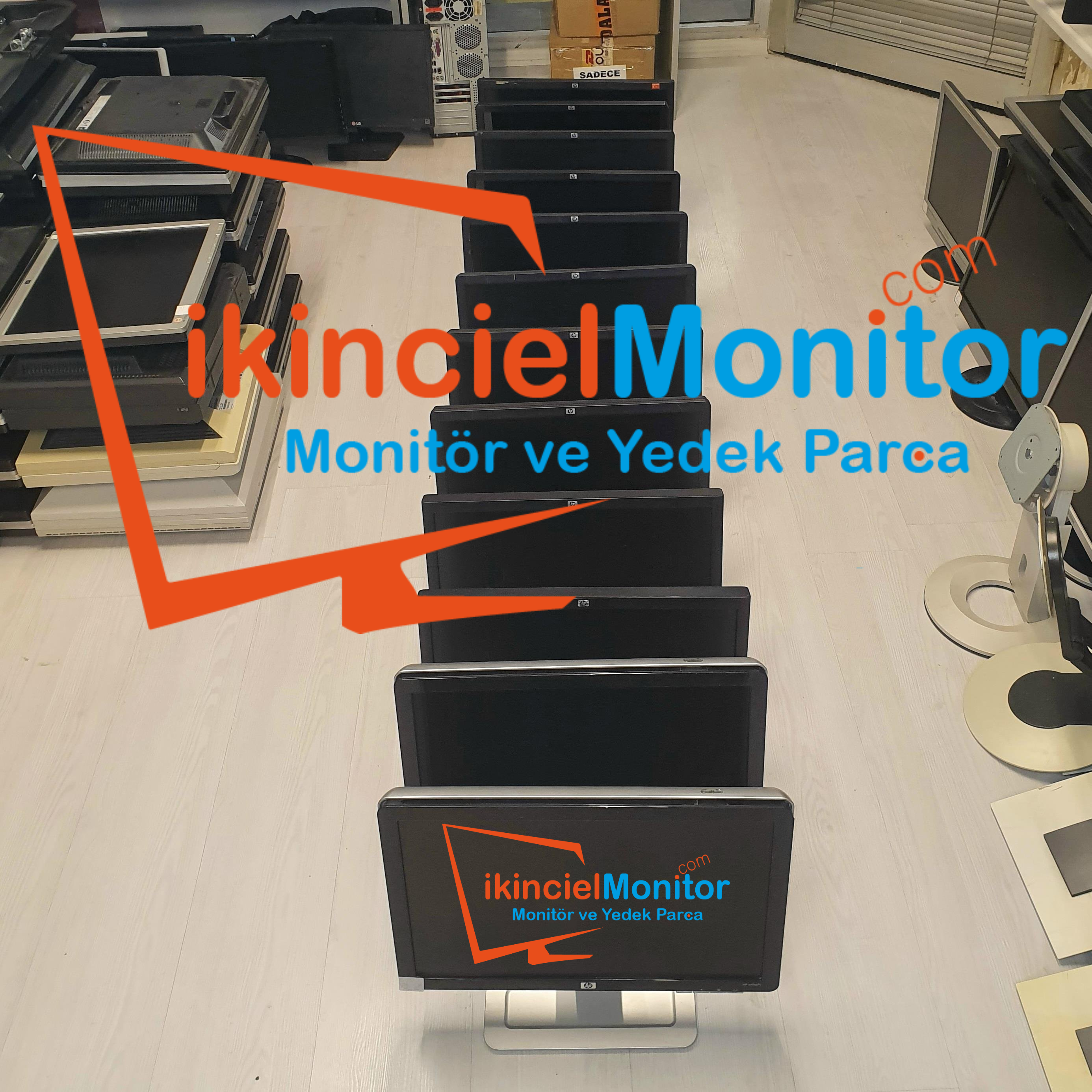 Toptan 19 inç LCD Geniş Ekran HP Monitör 2.El Temiz