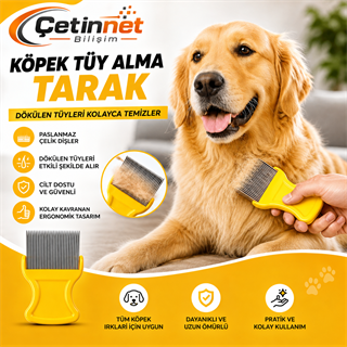 Çelik Dişli Paslanmaz Çelik Bit tarağı Kedi Köpek Tüy Temizleme