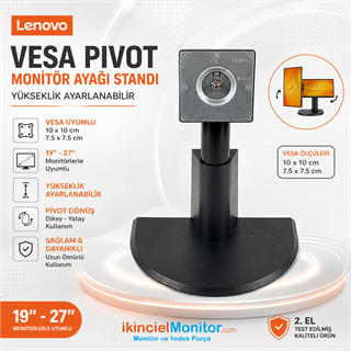 100x100 mm VESA Pivot Monitör Ayağı Standı 19-27 inç