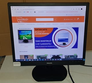PHİLİPSPHİLİPS 19S4L 19 inç Led Kare Monitör2.EL Temiz MonitörPHİLİPS 19S4L 19 inç Led Kare Monitör Vga 1280x1024