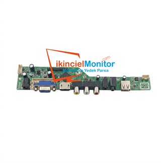17-27 inç Universal Monitör TV Kontrol Kartı Ses Çıkışlı
