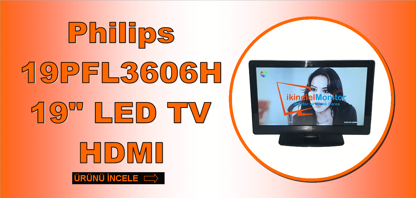 Philips 19PFL3606H 19 inç LED Televizyon HDMI