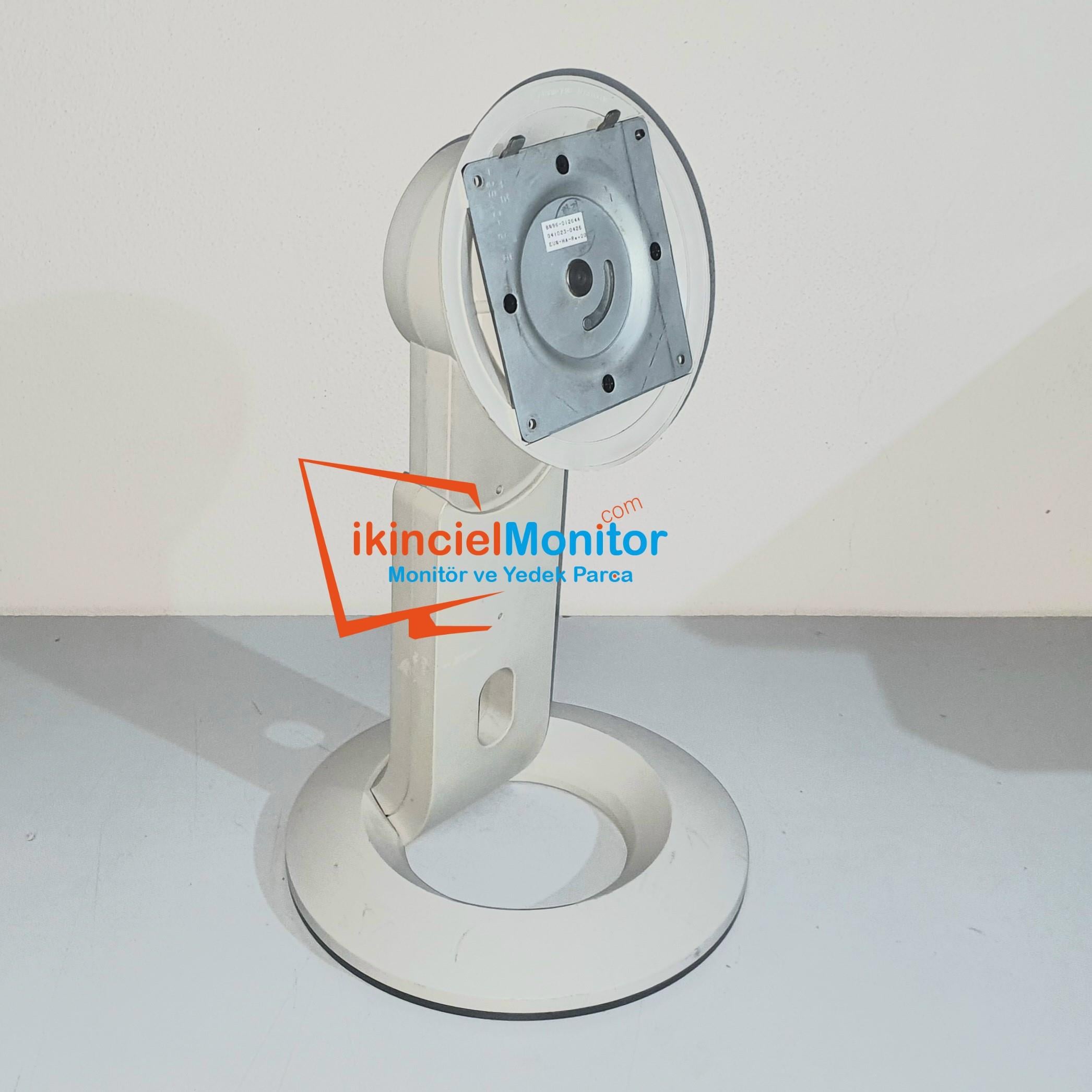 100x100mm Monitör Tv Pivot Ayağı Dikey Kullanım Beyaz Renk