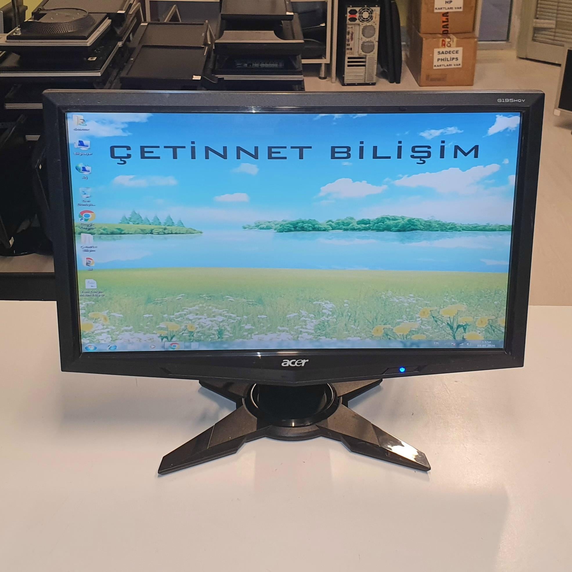 Acer G195HQV 18.5 inç Lcd Monitör 2.El 