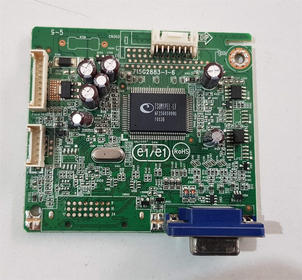 ACER G195HQV 18.5 inç LCD MONİTÖRÜN VGA EKRAN ANAKARTI MAİN BOARD  715G2883-1-6