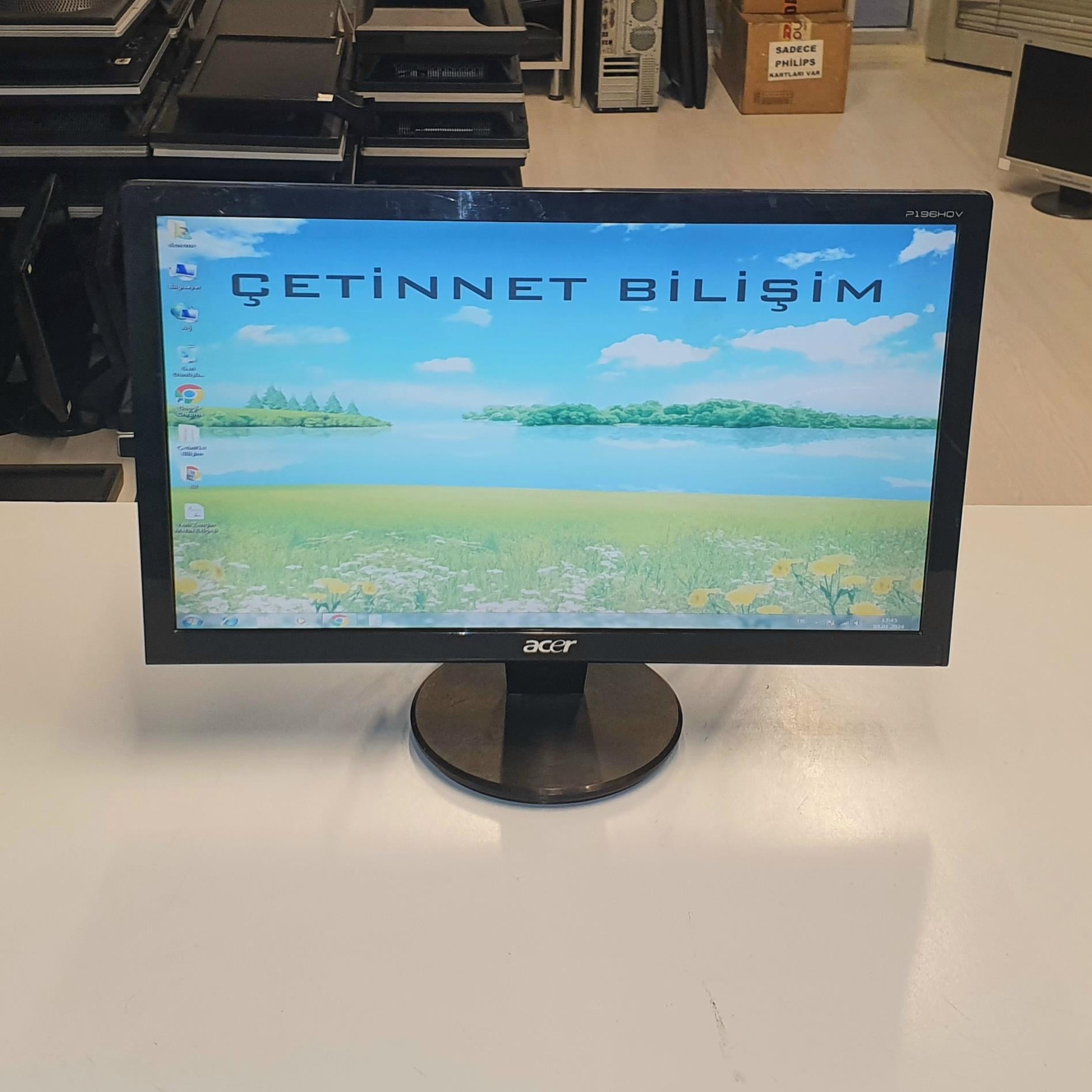Acer 18.5 inç LCD Geniş Ekran Monitör 2.El | Çetinnet Bilişim