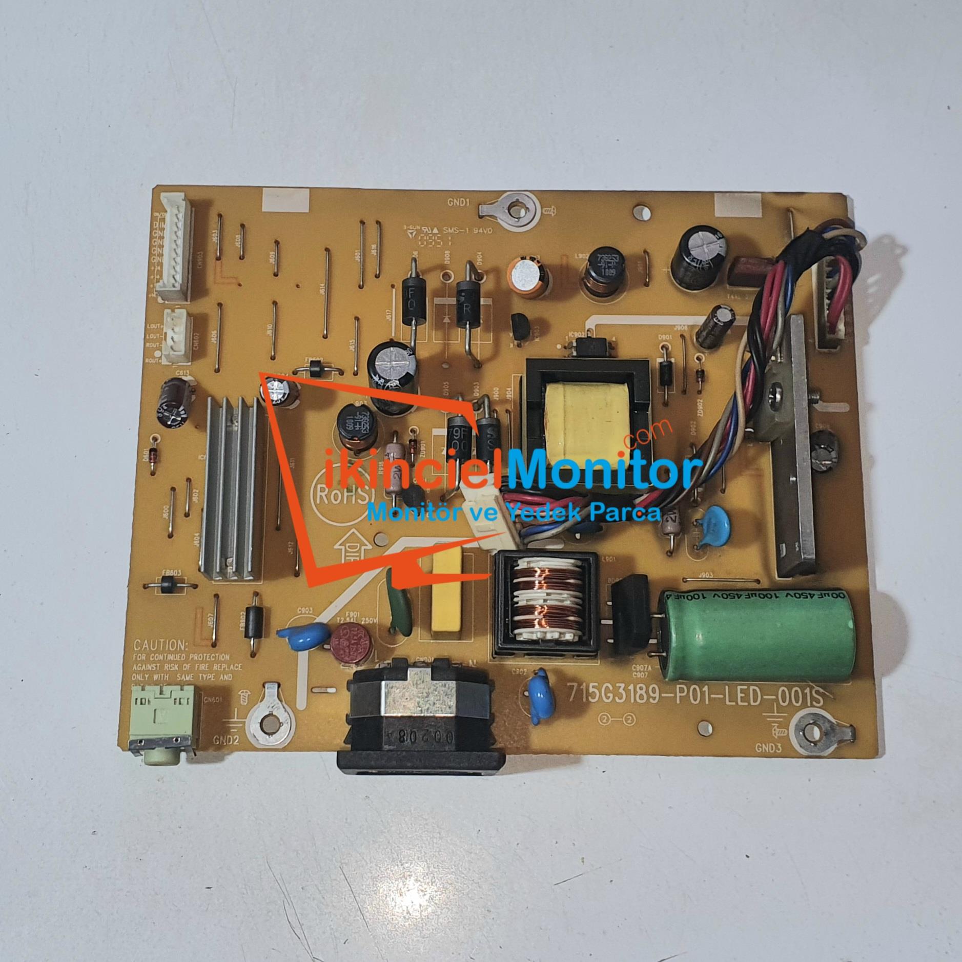 715G3189-P01-LED-001S AOC E936SWA Monitör Güç kartı