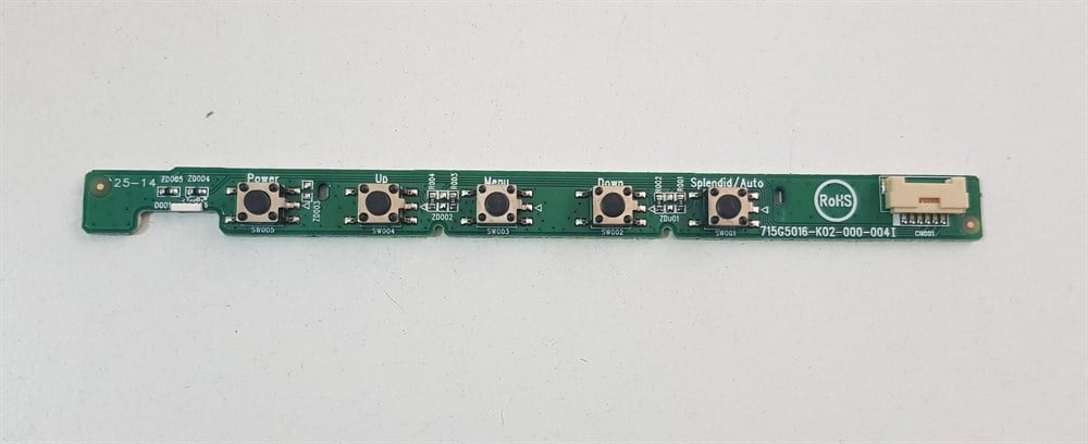 ASUS VS197 VS197DE 18.5 inç LED MONİTÖRÜN TUŞ KARTI BUTON TUŞ TAKIMI 715G5016-K02-000-0044I