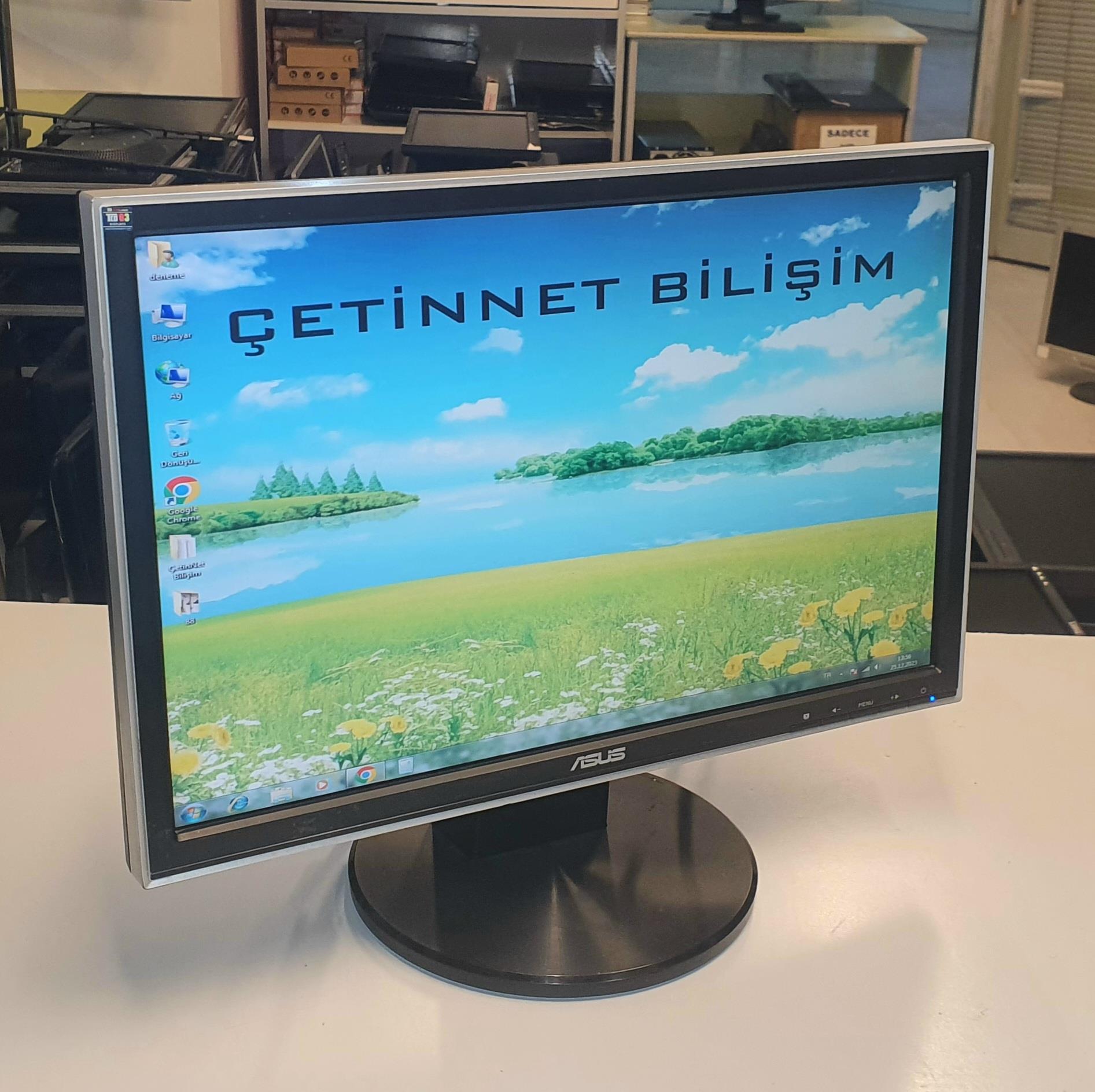 Asus 19 Inç Lcd Geniş Ekran Monitör 2 El Çetinnet Bilişim