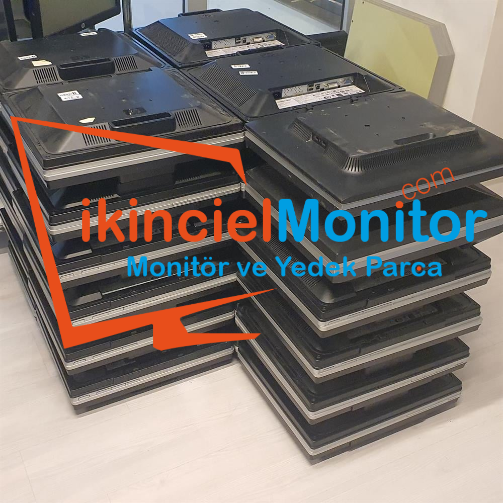 Ayaksız Temiz 19 inç Lcd Kare Monitör Vga Dvı Vesa 2.El