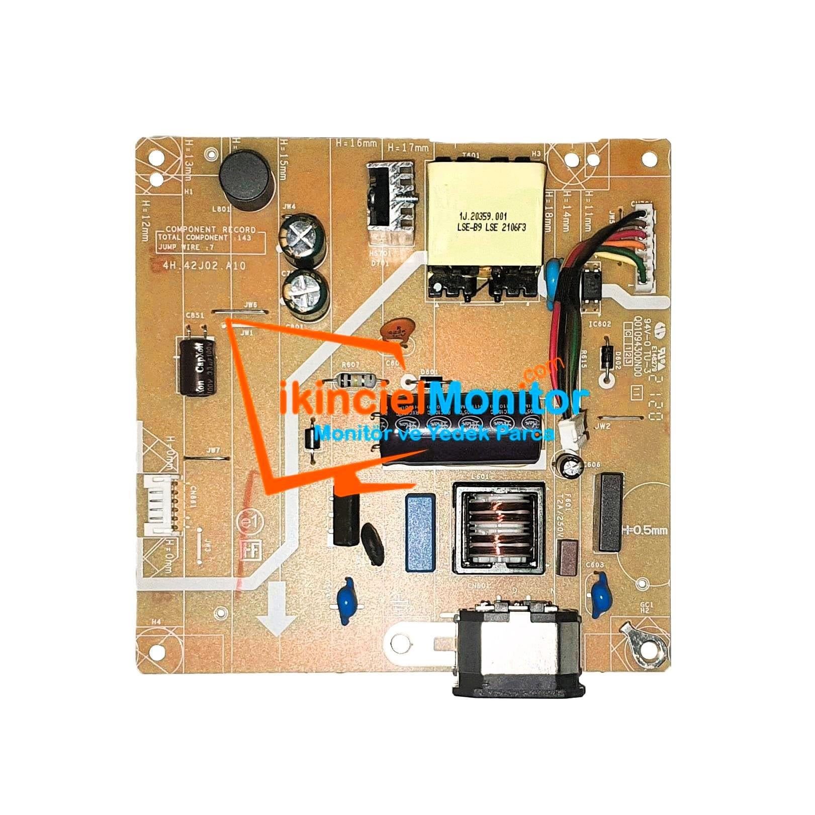 4H 42J02 A10 DELL P2419H Monitör Besleme Kartı