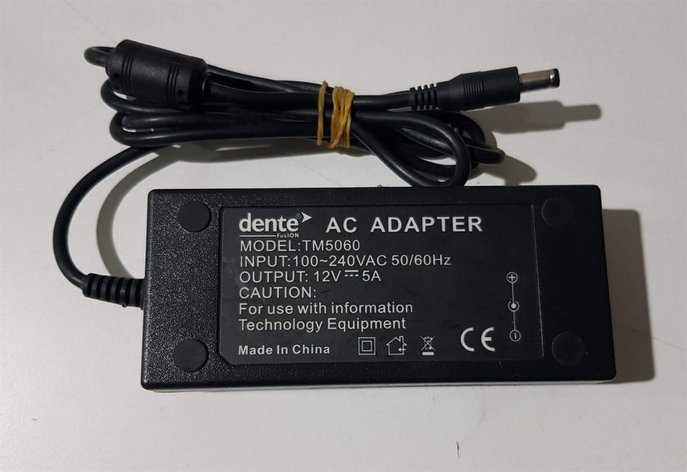 DENTE TM5060 ORJİNAL ÇIKMA 12V 5A DC ADAPTÖR MONİTÖR ADAPTÖRÜ