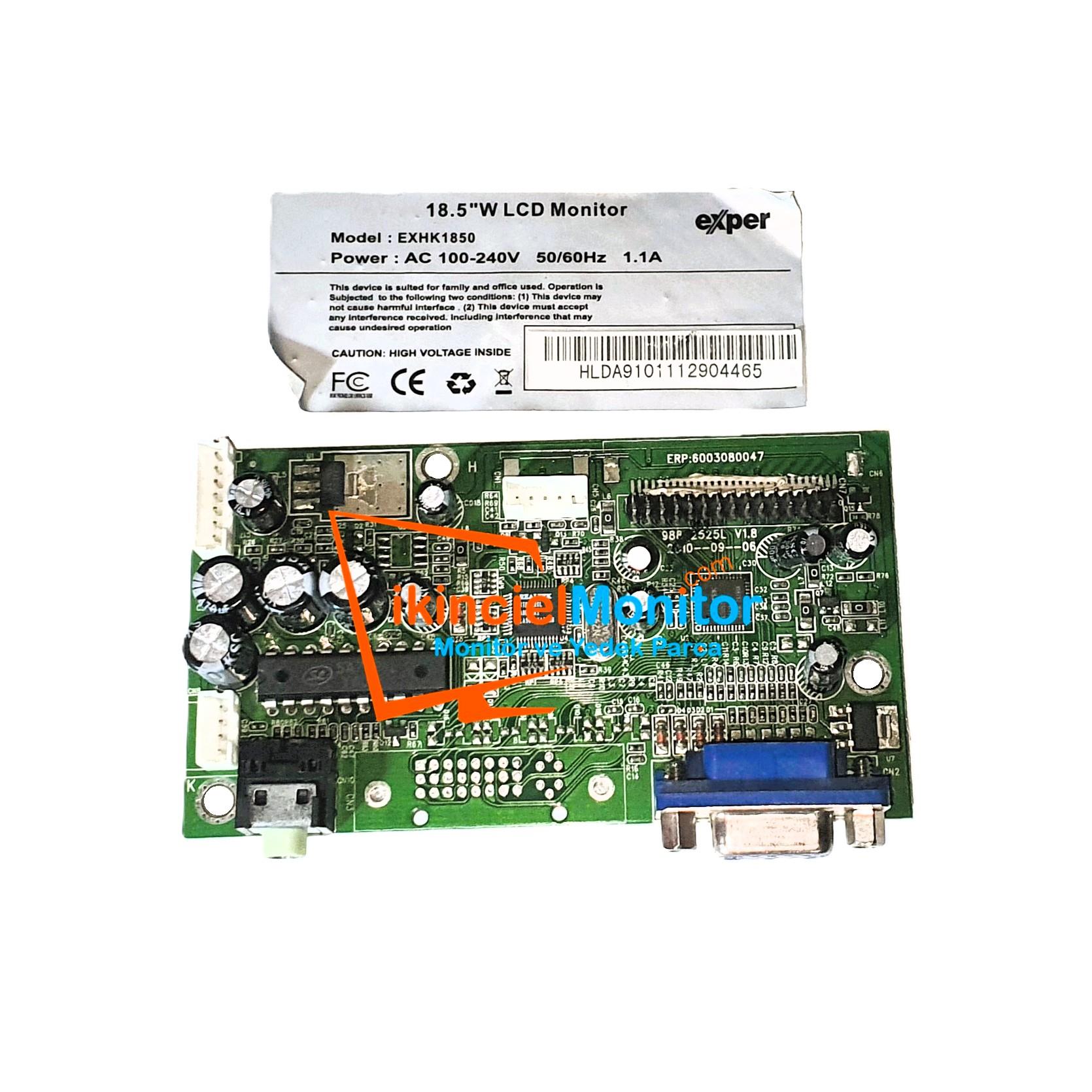 Erp6003080047 988 2525L Exper Exhk1850 Monitör Anakart