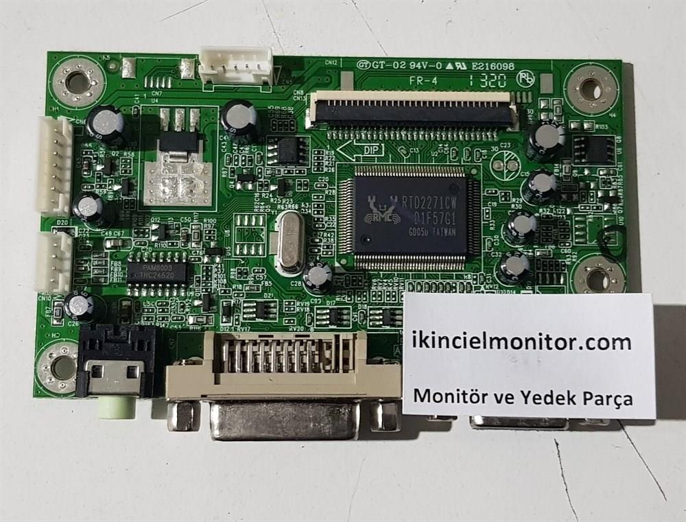 EXPER H5L-GVDS MONİTÖRÜN VGA GÖRÜNTÜ KARTI ANAKARTI RTD2271W-A1.4-20120503-6003010087