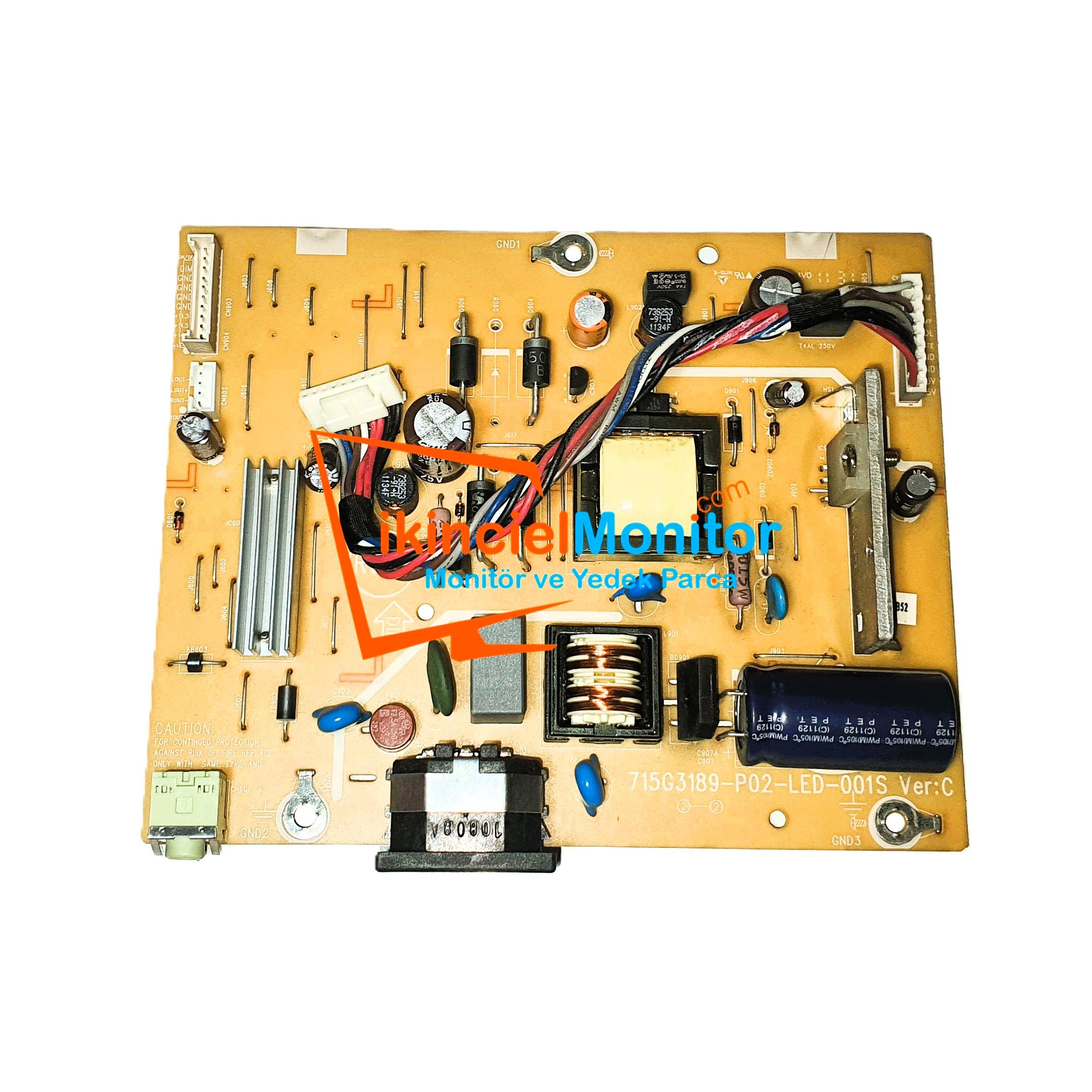 715G3189-P02-LED-001S Fujitsu L20T-2 Monitör Besleme Kartı