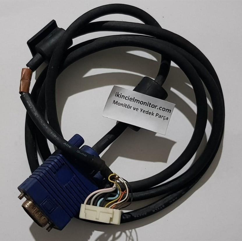 H782F 17 inç Lcd Monitör VGA Kablosu 2.El