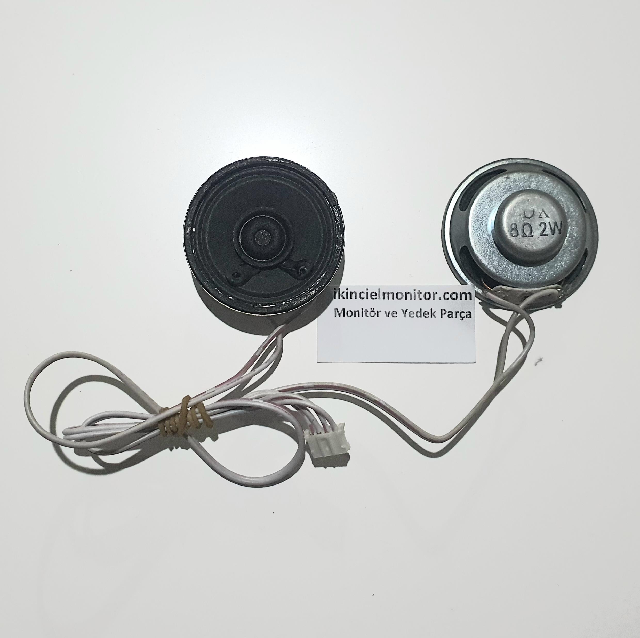 8 Ohm 8Ω 2W 40x40mm Hoparlör Kablolu