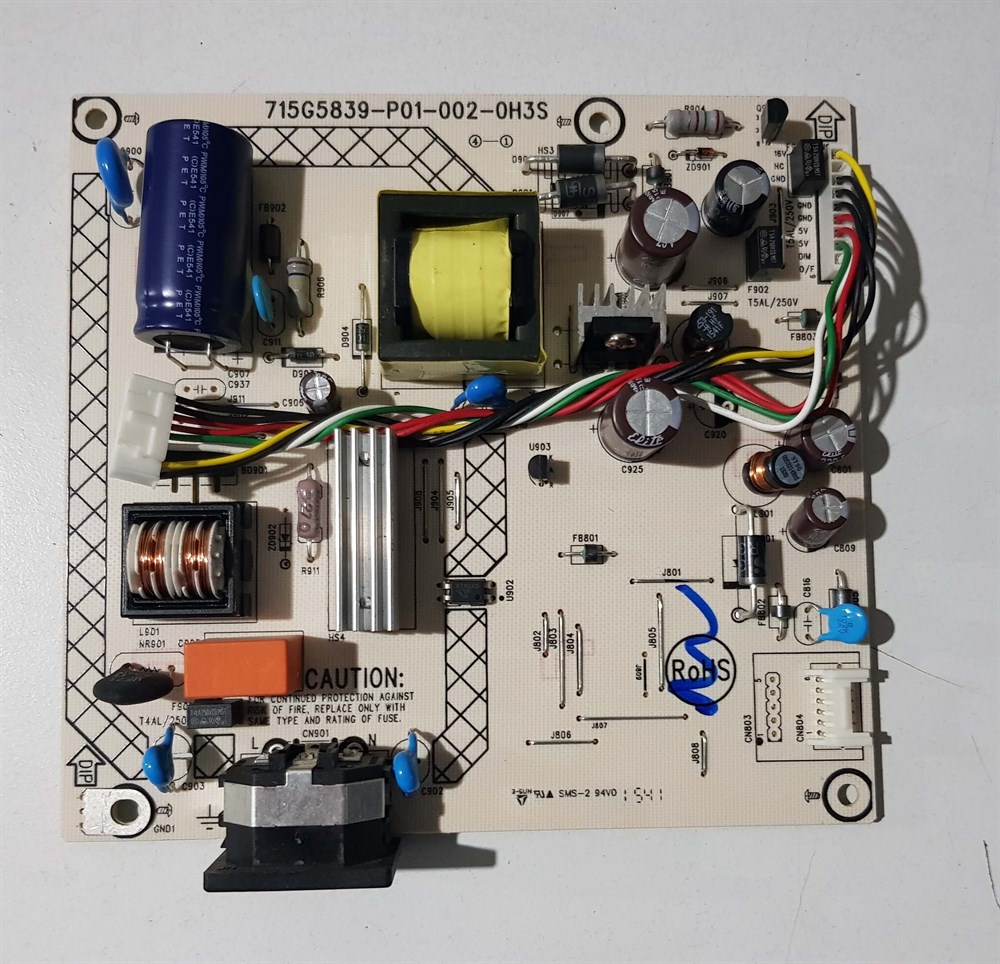 HP E201 20 inç LED MONİTÖRÜN POWER BESLEME KARTI GÜÇ KARTI 715G5839-P01-002-0H3S