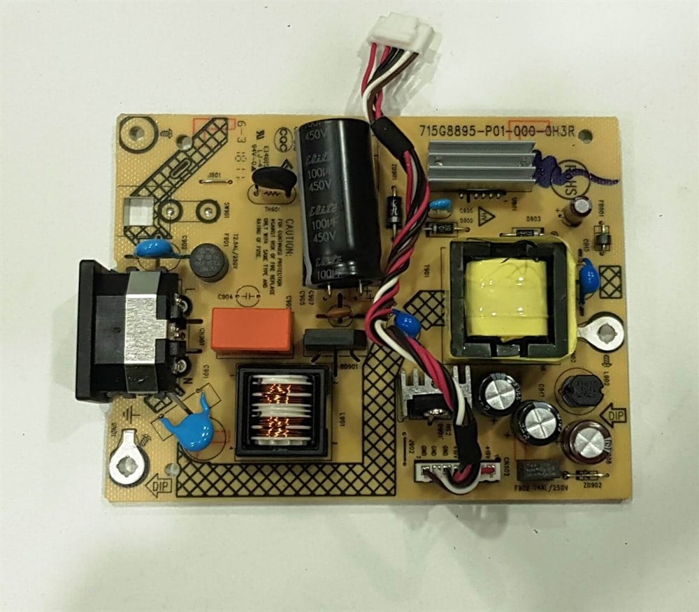 HP E233 23 inç LED MONİTÖRÜN POWER BESLEME KARTI MAİN BOARD 715G8895-P01-000-0H3R 